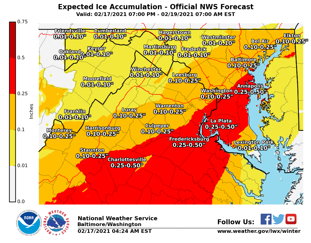 Winter Storm Watch Issued For The Region - The Southern Maryland Chronicle