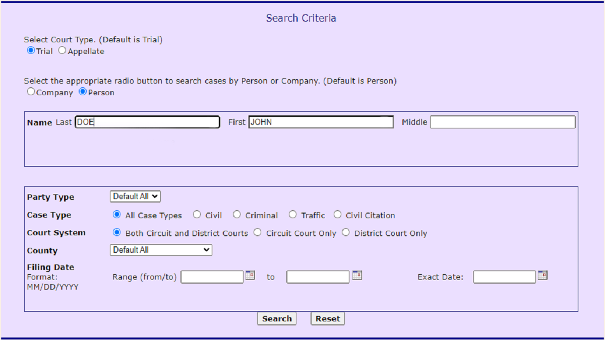Maryland Judiciary Revamps Case Search Website for Enhanced Public ...