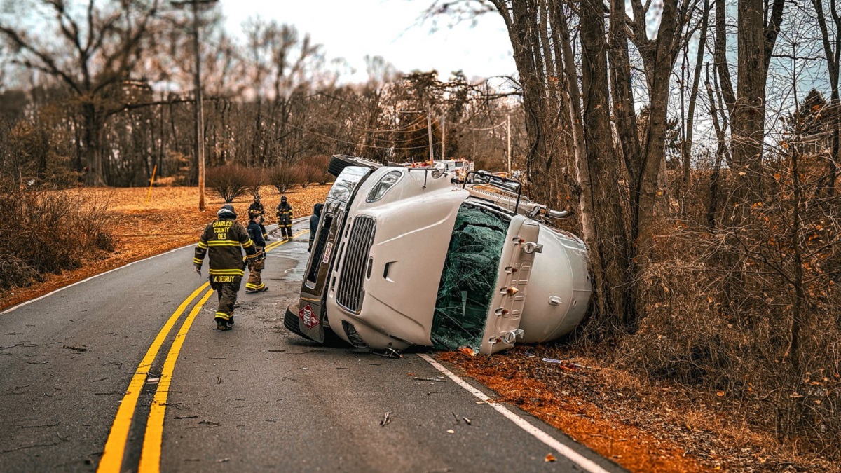 Driver Freed in Prince Frederick Tanker Rollover - The Southern ...