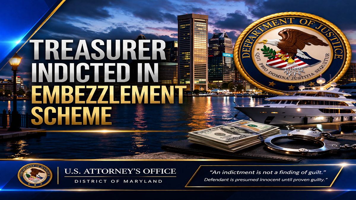 Federal Indictment Hits MD GOP Treasurer Over Yacht Funds