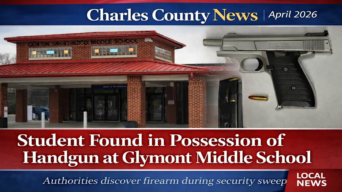 Handgun Discovered on Student at Charles County Middle School - The ...