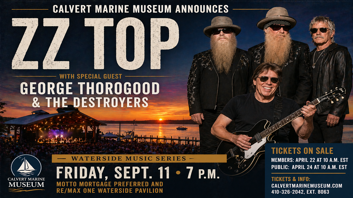 Legendary ZZ Top Heads to Solomons Waterfront Concert - The
