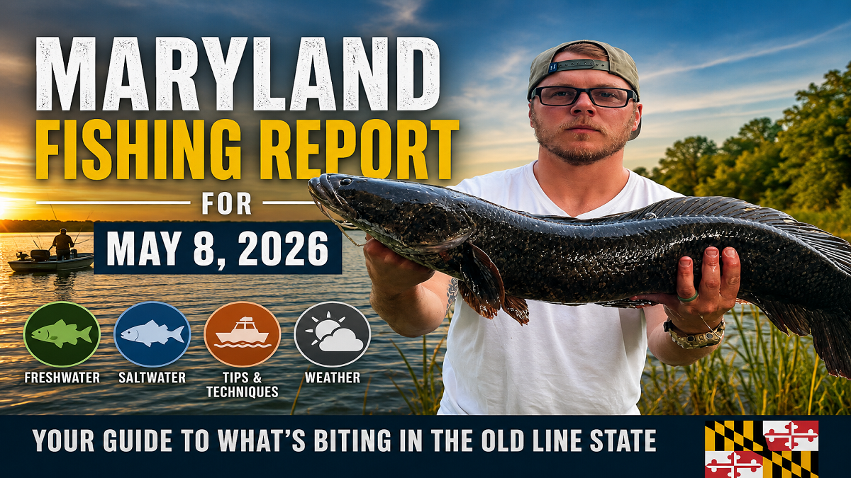 Maryland Fishing Report for Friday, May 8, 2026