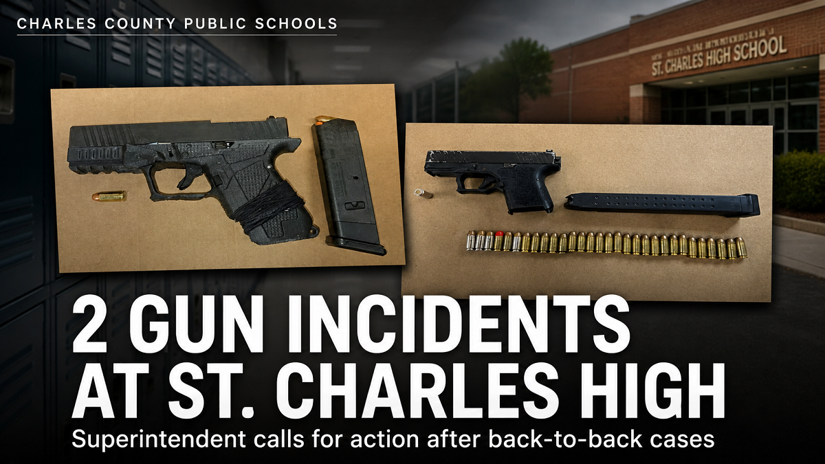 CCPS Superintendent Calls for Action After School Gun Incidents
