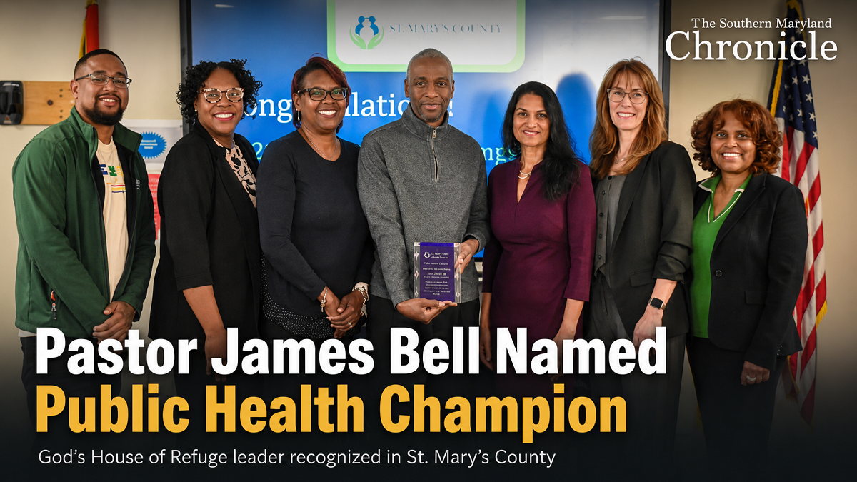 St. Mary’s County Health Department Recognizes Pastor James Bell