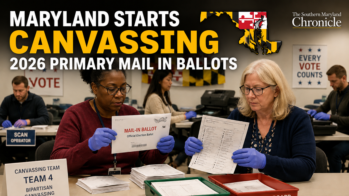 Maryland Primary Mail-In Ballot Count Starts This Week