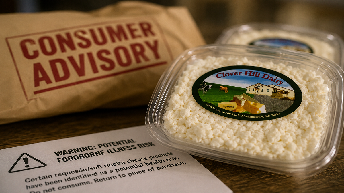 St. Mary’s County Dairy Issues Voluntary Recall on Soft Cheese